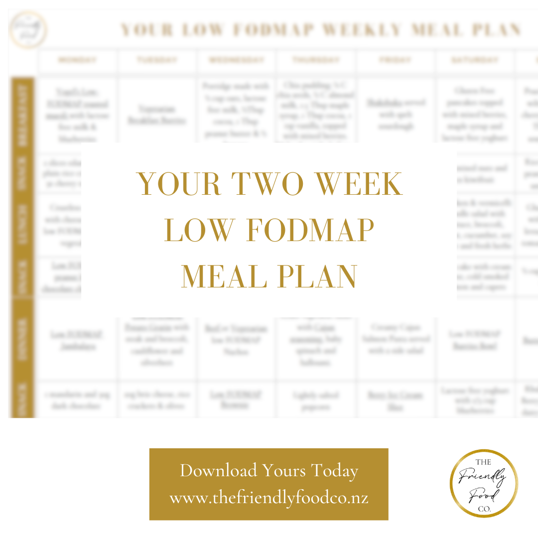 Low FODMAP Meal Plan The Friendly Food Co 