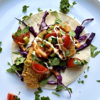 The Friendly Food Co Low FODMAP Fish Tacos...