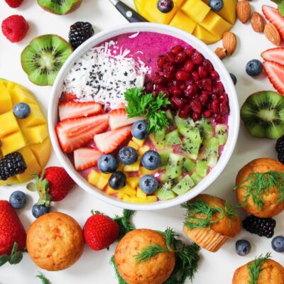 Eating a variety of fruit and veg to manage gut health