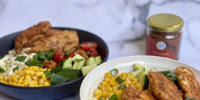 Low fodmap chicken mexi-bowl