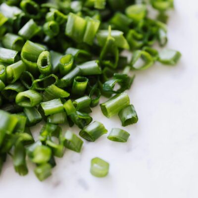 Spring onion tips